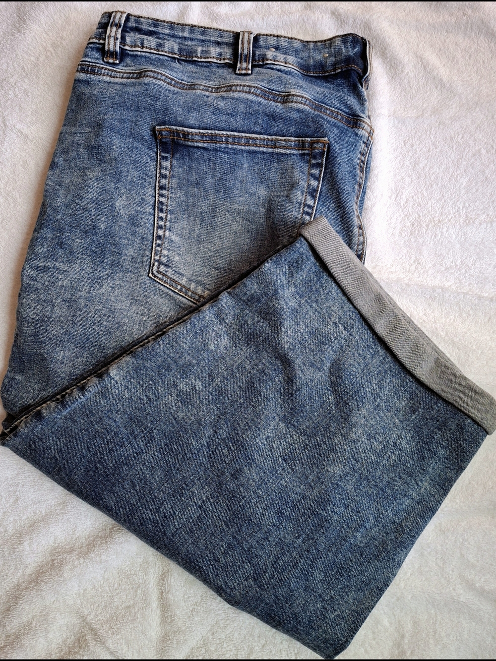 Womens Plus 22 Capri Denim